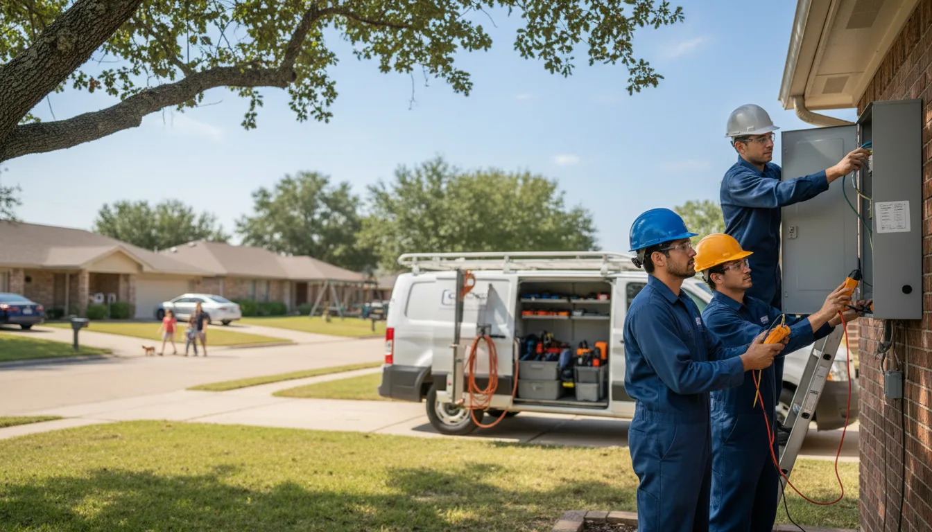 Certified electrician providing emergency electrical services in Colo, IA